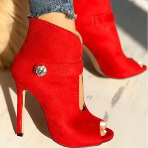 Amozae   New Women Sandals Pumps Woman Solid Color Casaul Open Toe Ladies Shoes   High Heel Pointed Toe Ankle Women Fahsion Shoes-0519