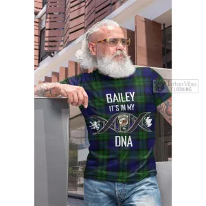 Bannatyne Tartan Cotton T-shirt with Family Crest DNA In Me Style