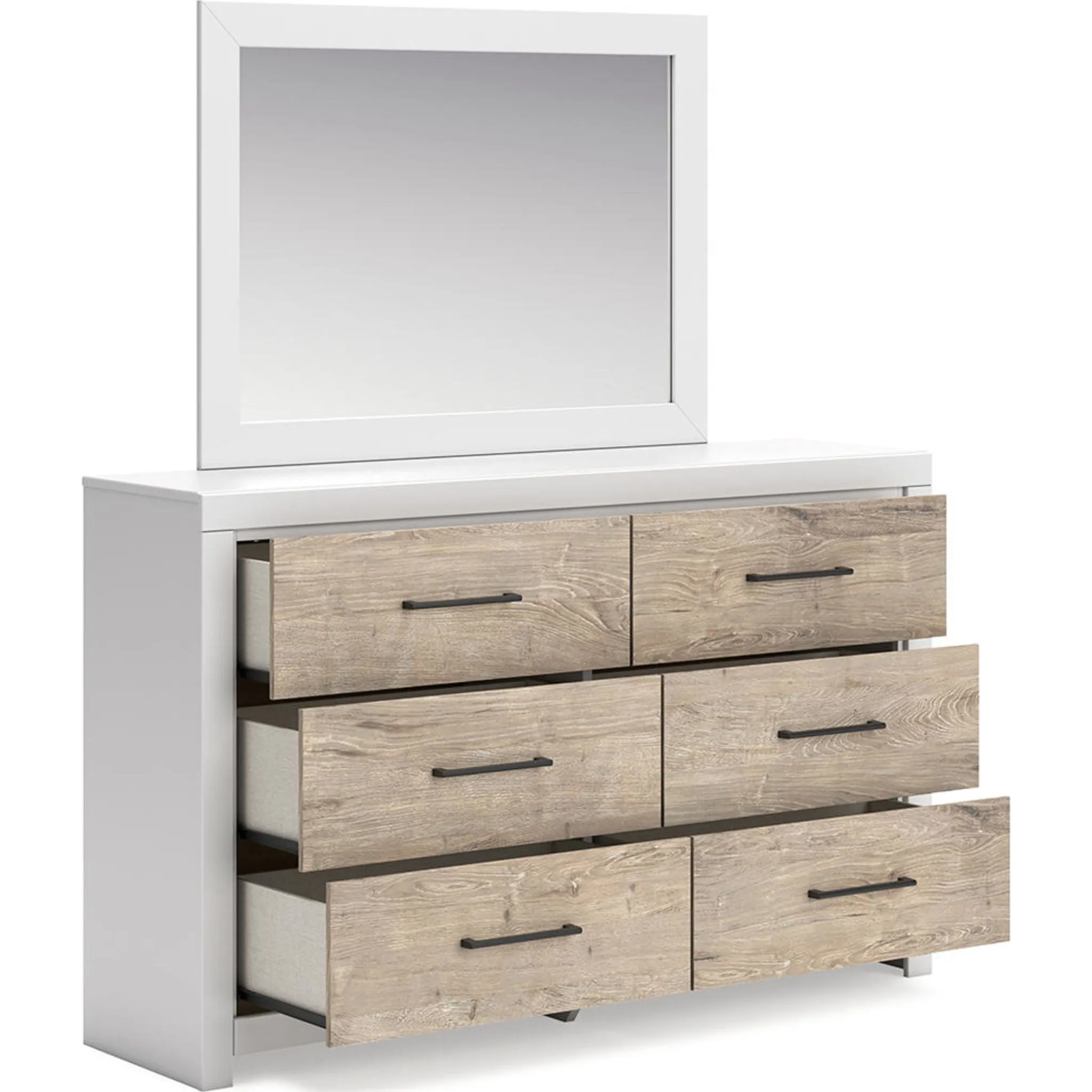 Charbitt Dresser and Mirror