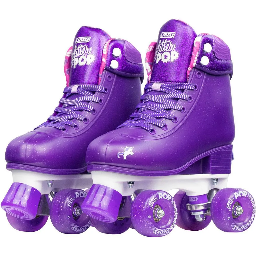 Crazy Skates Glitter POP Adjustable Quad Skates