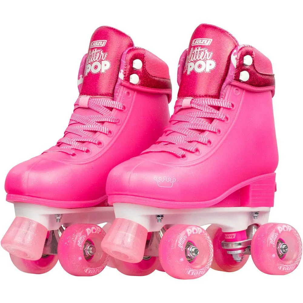 Crazy Skates Glitter POP Adjustable Quad Skates