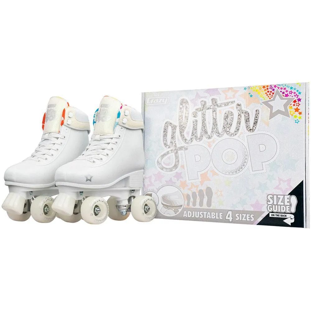 Crazy Skates Glitter POP Adjustable Quad Skates