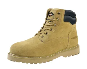 Diamondback Work Boots, 10.5, Extra Wide W, Tan, Suede Leather Upper, Lace-Up Closure, With Lining :PR: QUANTITY: 1