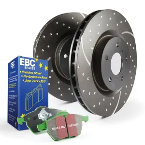EBC Brakes S10KF1327 S10 Kits Greenstuff 2000 and GD Rotors