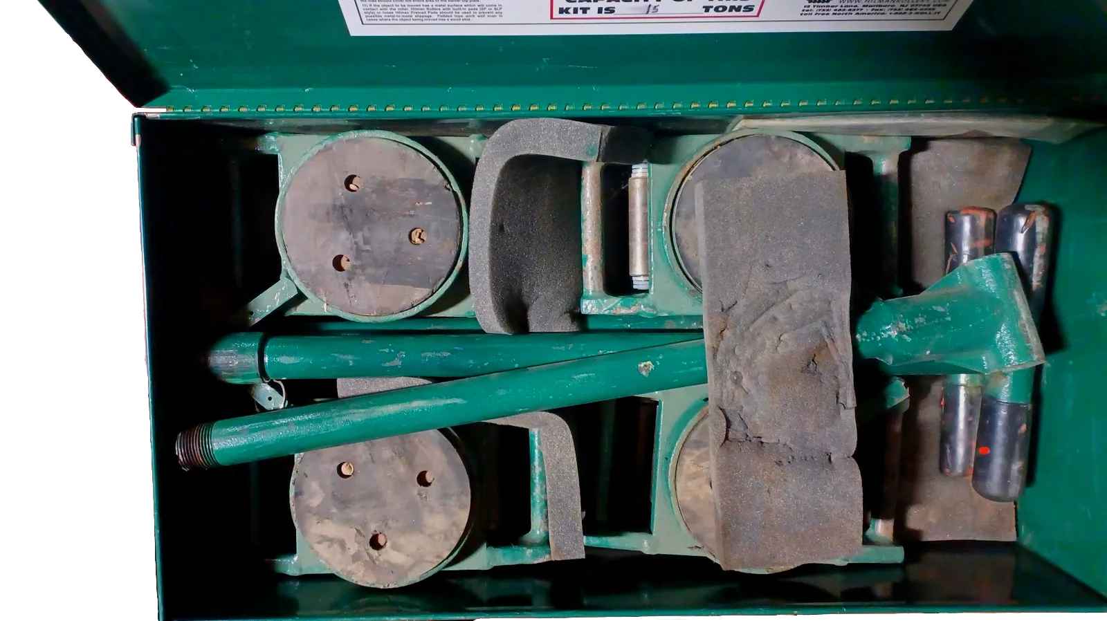 Hilman Rollers KRS-15-SLP FT Series Chain Action Roller Kit