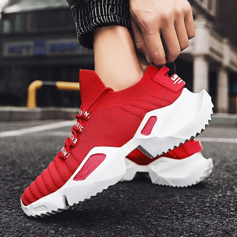 Hnzxzm Men's Casual Shoes for Man Sneakers Durable Outsole Trainer Fashion Sport Running Shoes Plus SIZE