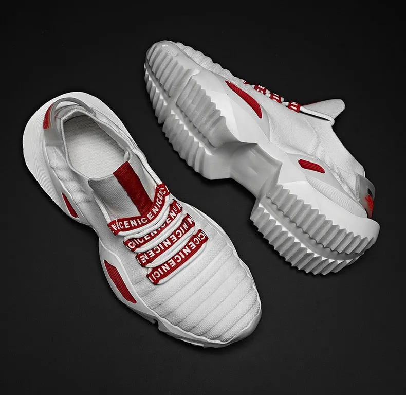 Hnzxzm Men's Casual Shoes for Man Sneakers Durable Outsole Trainer Fashion Sport Running Shoes Plus SIZE