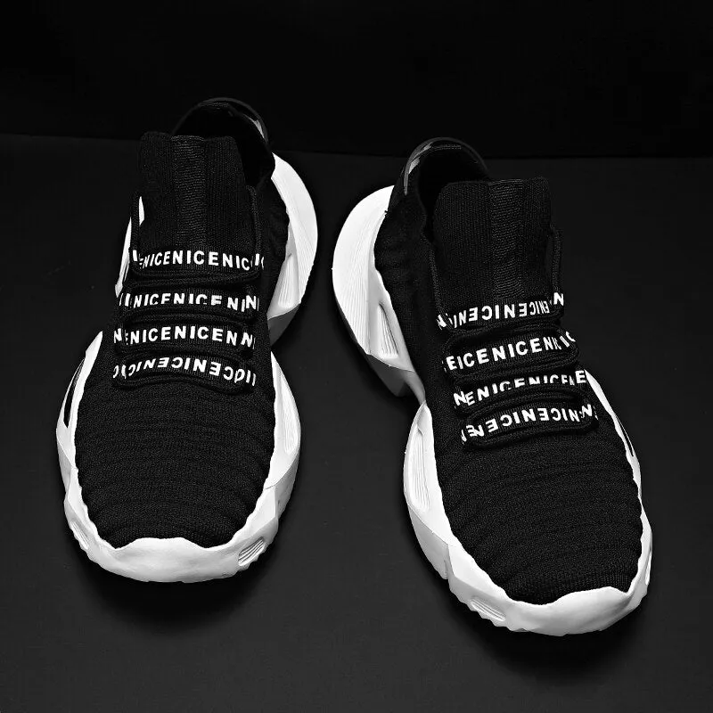 Hnzxzm Men's Casual Shoes for Man Sneakers Durable Outsole Trainer Fashion Sport Running Shoes Plus SIZE