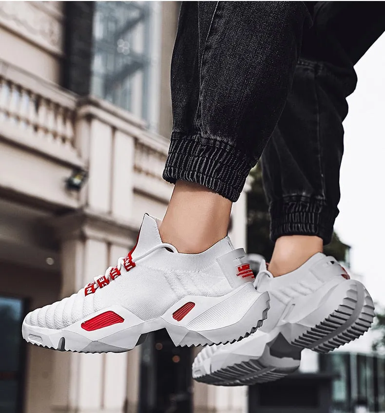 Hnzxzm Men's Casual Shoes for Man Sneakers Durable Outsole Trainer Fashion Sport Running Shoes Plus SIZE