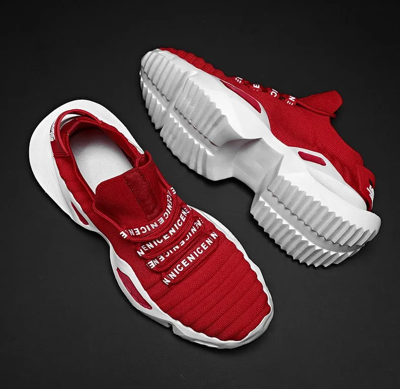 Hnzxzm Men's Casual Shoes for Man Sneakers Durable Outsole Trainer Fashion Sport Running Shoes Plus SIZE