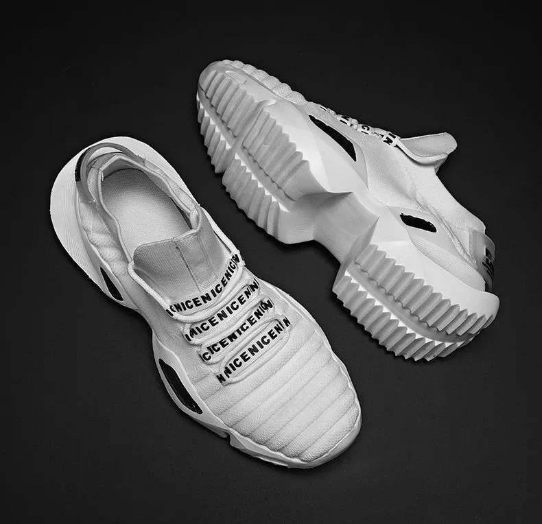 Hnzxzm Men's Casual Shoes for Man Sneakers Durable Outsole Trainer Fashion Sport Running Shoes Plus SIZE
