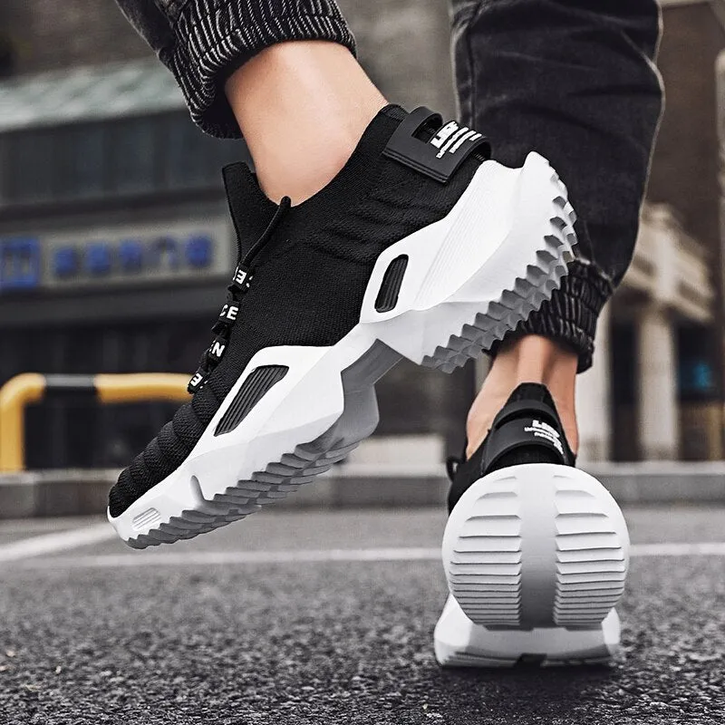 Hnzxzm Men's Casual Shoes for Man Sneakers Durable Outsole Trainer Fashion Sport Running Shoes Plus SIZE