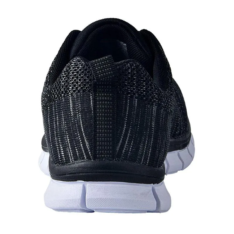 Knixmax Damen Sneaker, Schwarz, Leicht, Laufen Gym Fitness Sport Wanderschuhe