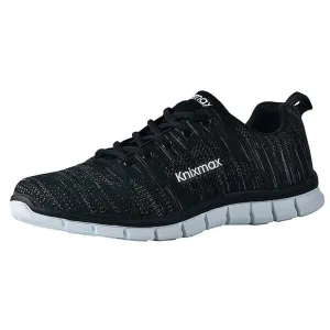 Knixmax Damen Sneaker, Schwarz, Leicht, Laufen Gym Fitness Sport Wanderschuhe