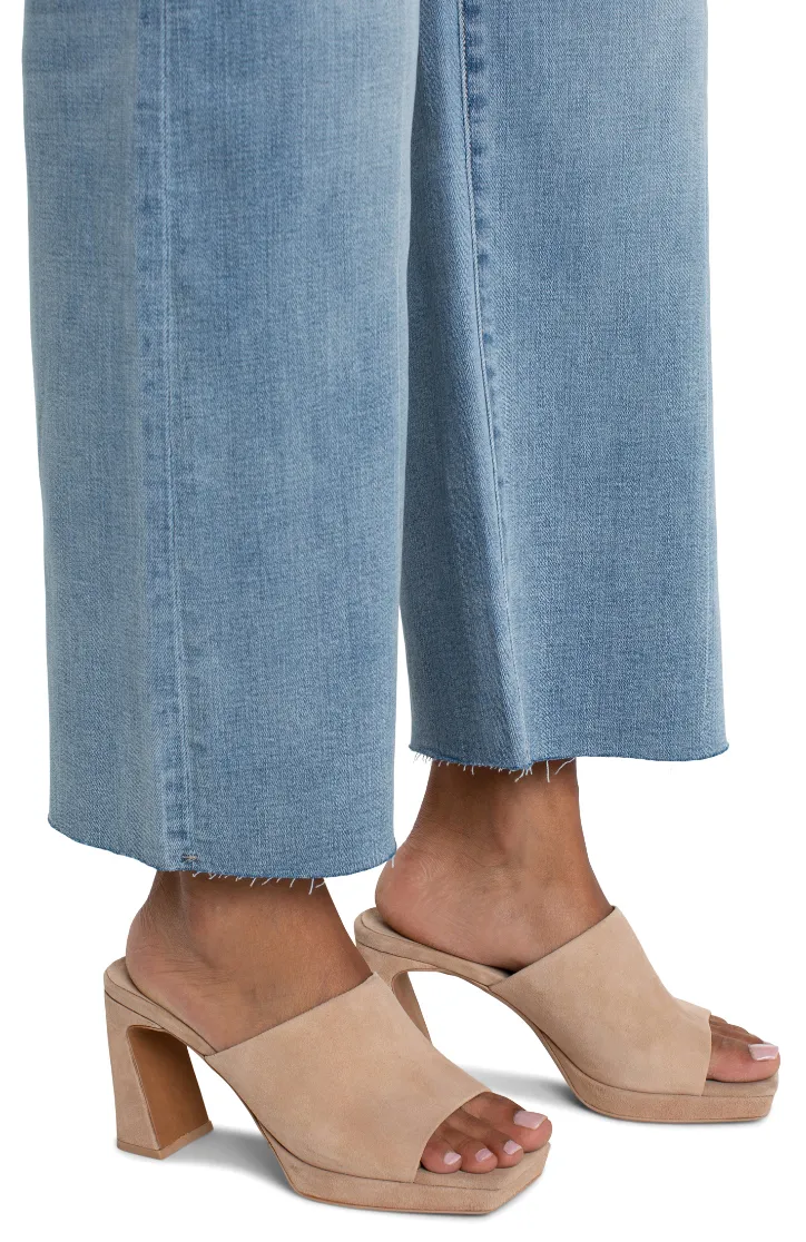 Liverpool Stride HR Crop w/Wide Cut Hem 26" - Mitchell