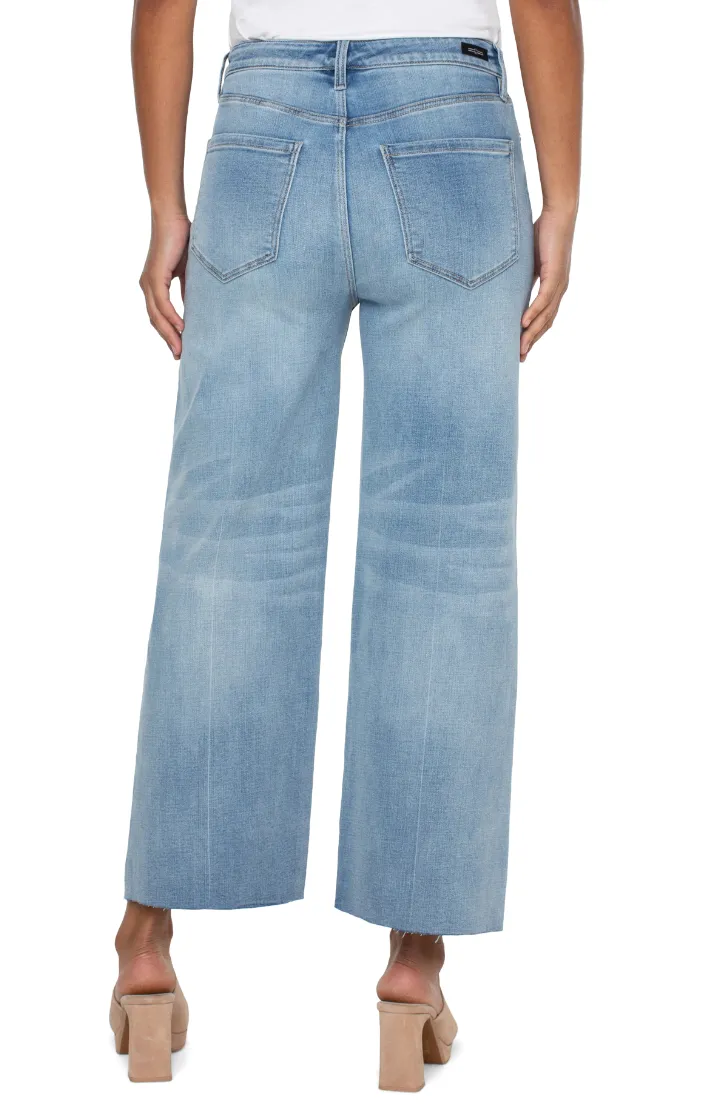 Liverpool Stride HR Crop w/Wide Cut Hem 26" - Mitchell
