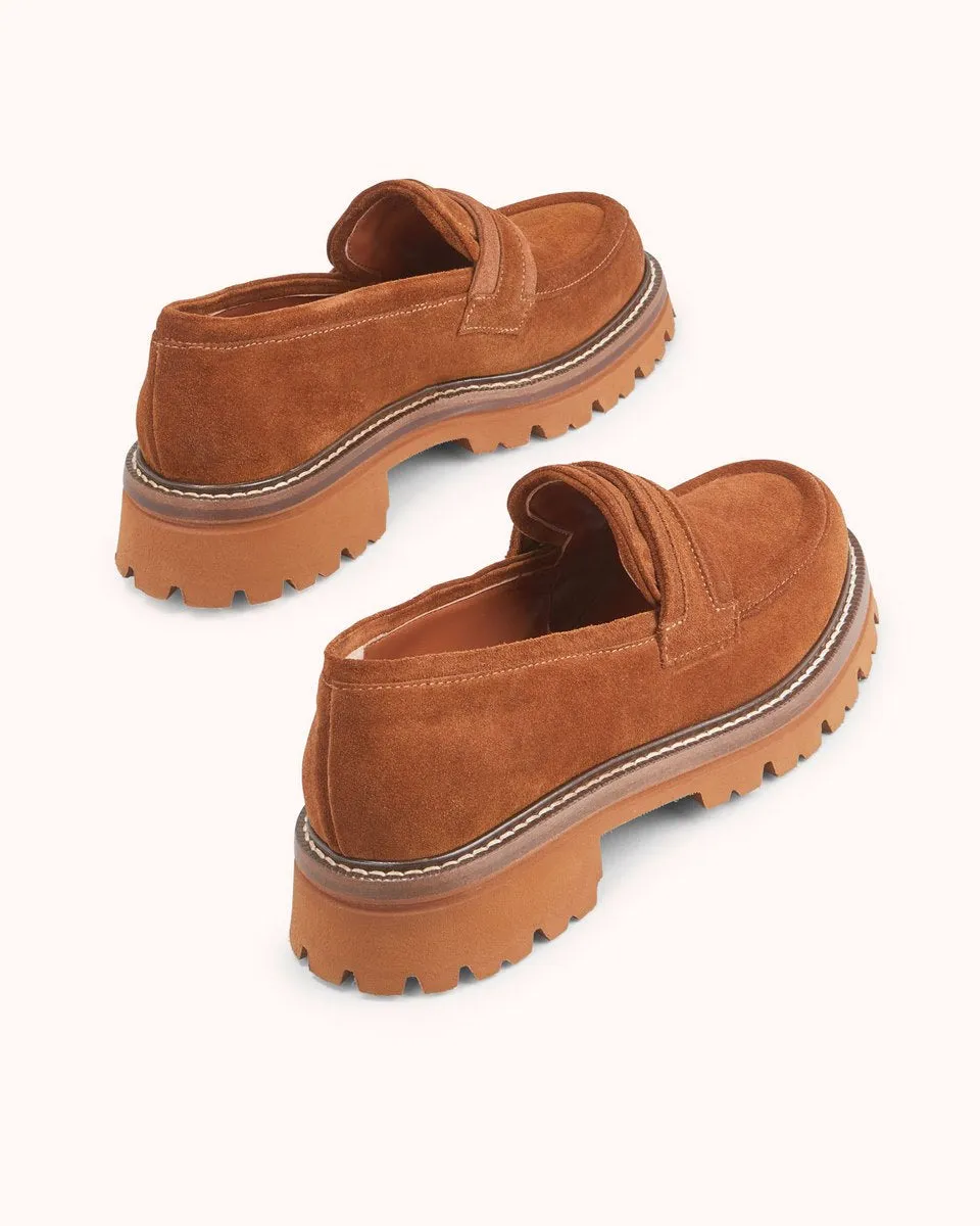Mocassins En Teenala - Cognac
