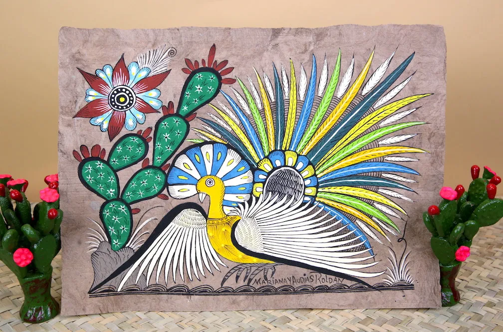 Papel Amate Paintings (15" x 11")