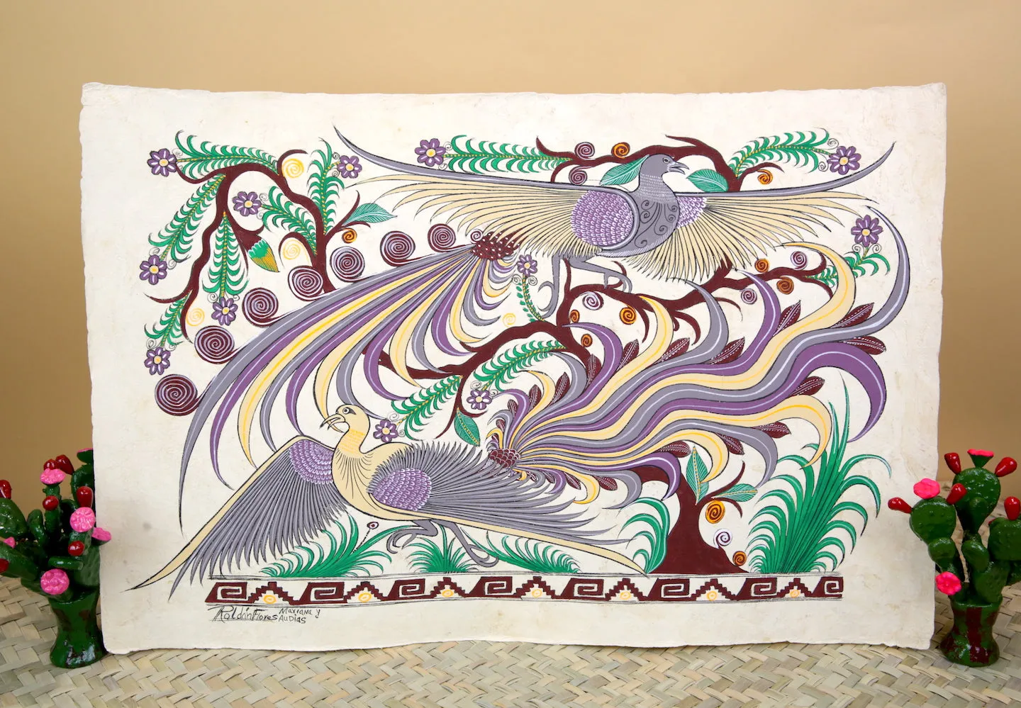 Papel Amate Paintings (23" x 15")