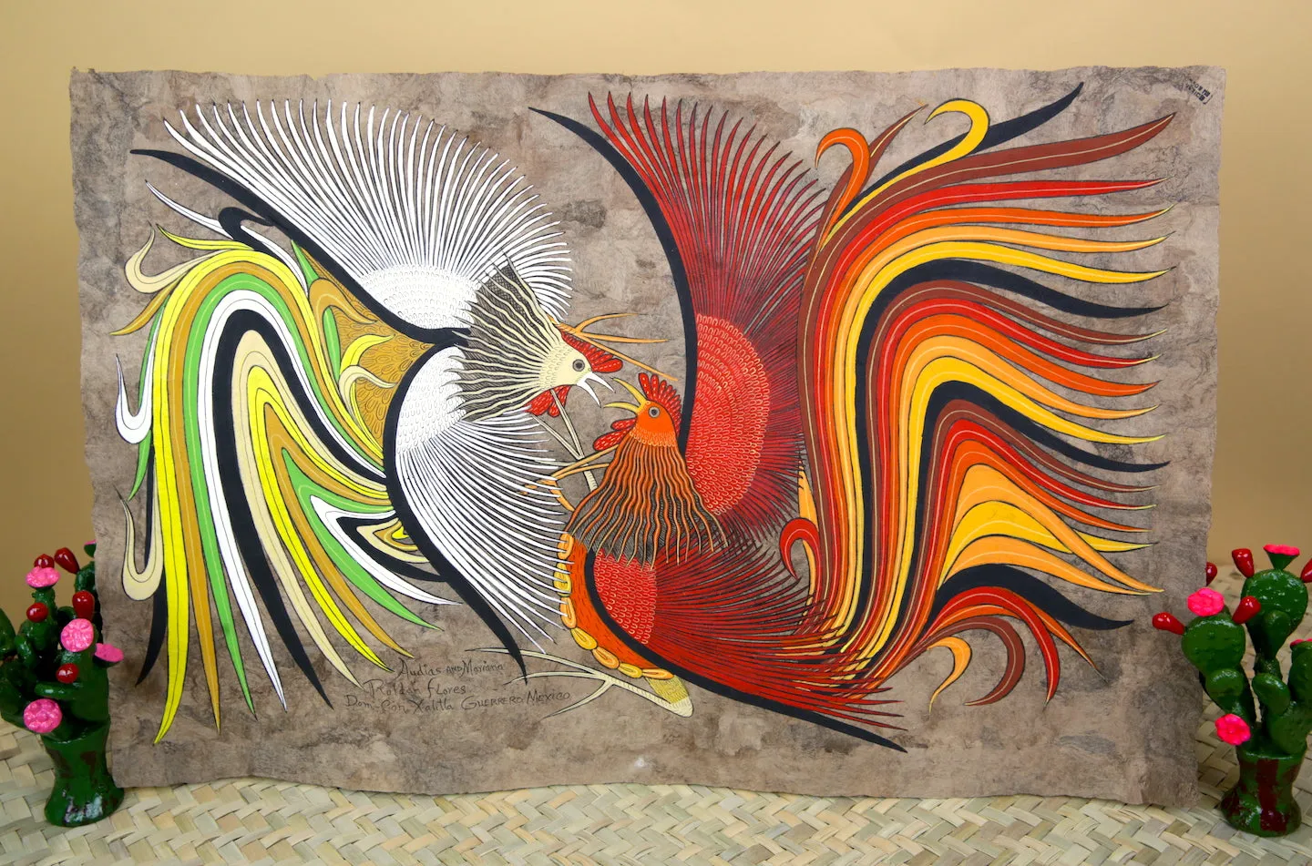 Papel Amate Paintings (23" x 15")