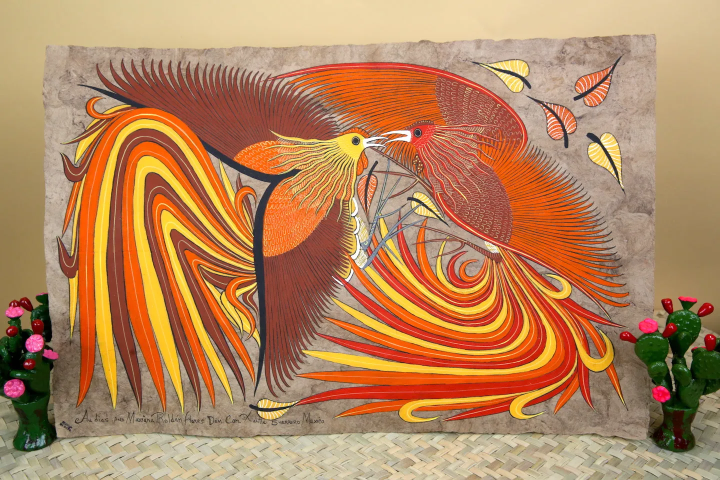 Papel Amate Paintings (23" x 15")