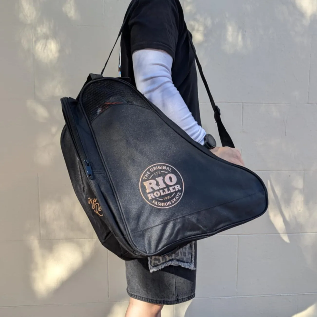 Rio Roller Rose Gold Skate Bag