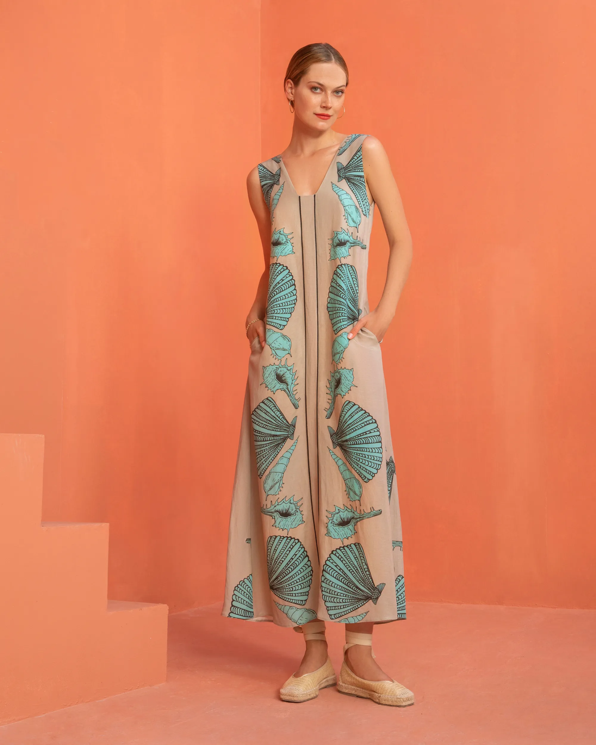 Shell Maxi Dress