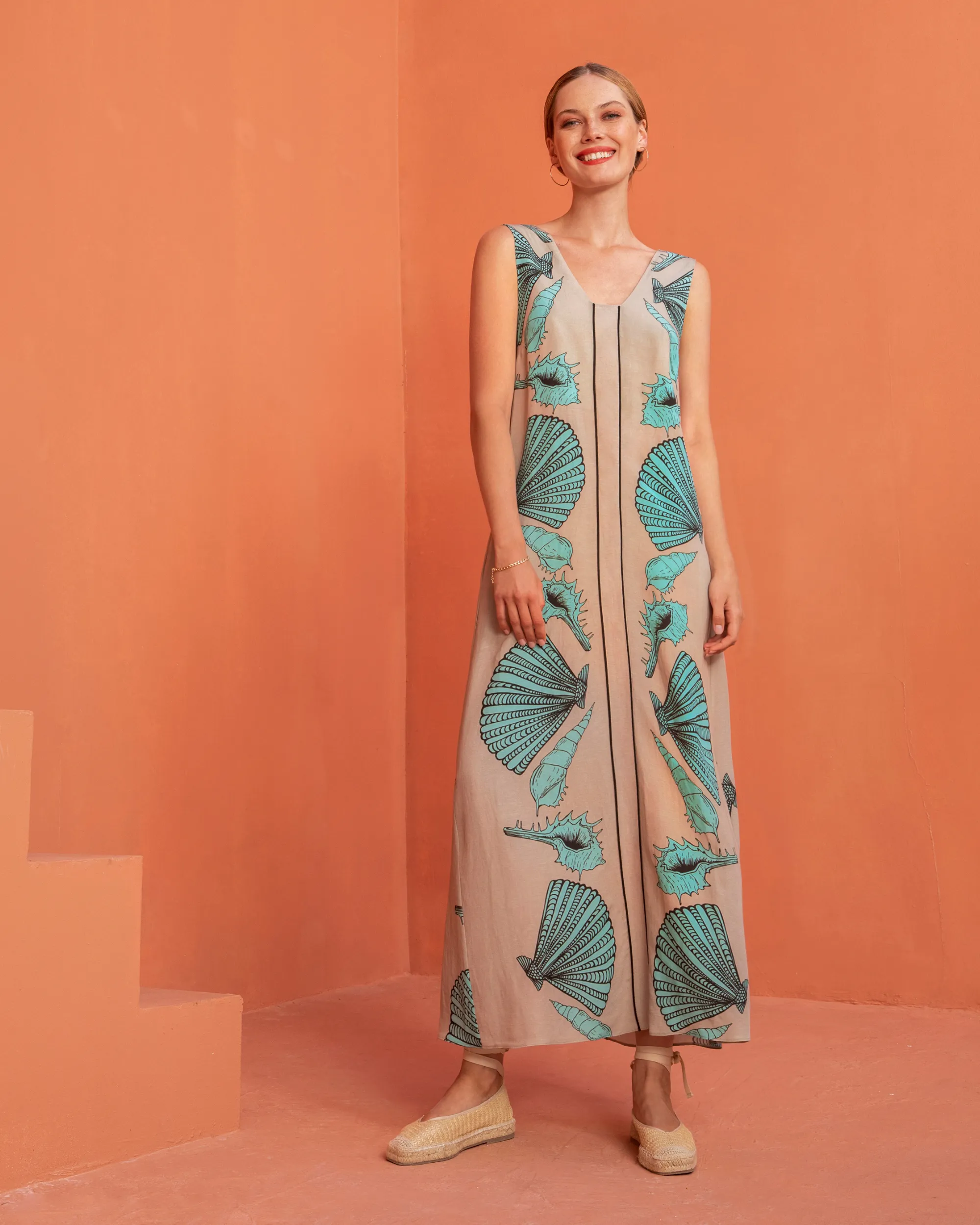 Shell Maxi Dress