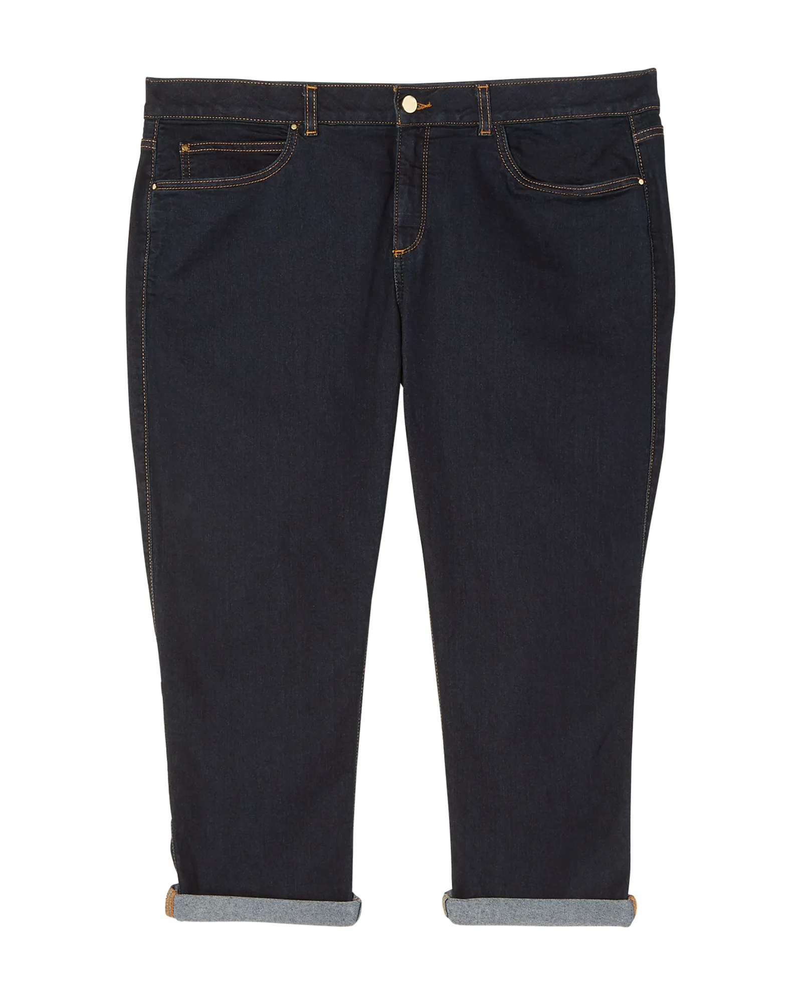 Tristen Denim Capri | Dark Wash